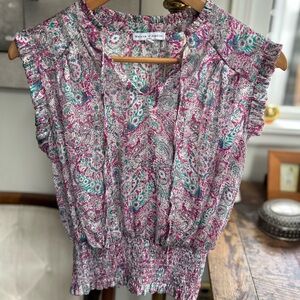 Multicolored dress top!